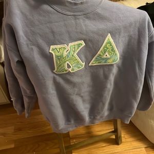 Kappa delta purple pullover